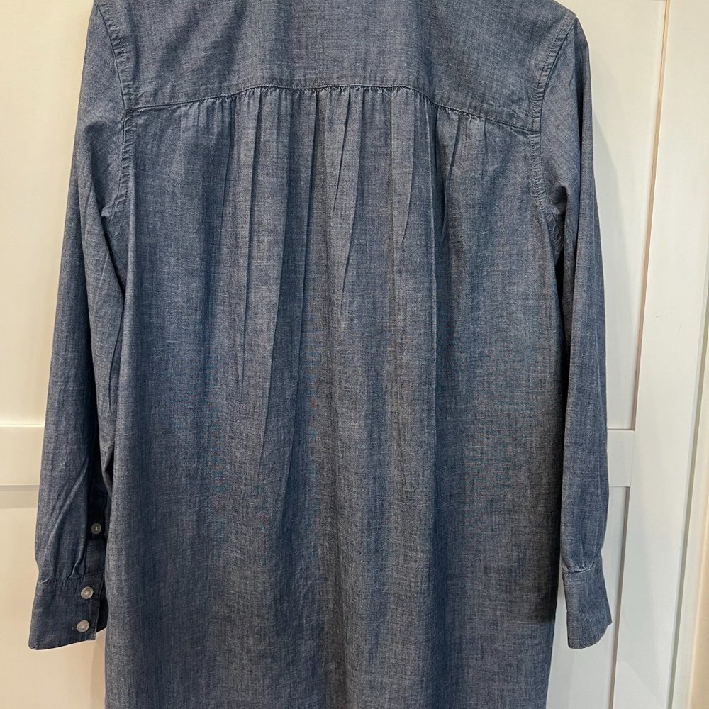 Lands End Petite chambray tunic - Picture 3 of 8